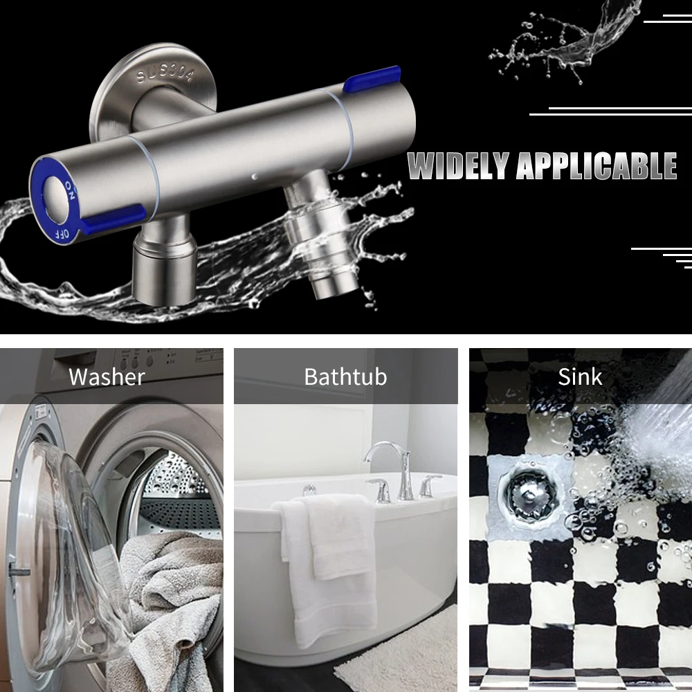 Горячее предложение новинка кран с двойной ручкой для ванной комнаты адаптер