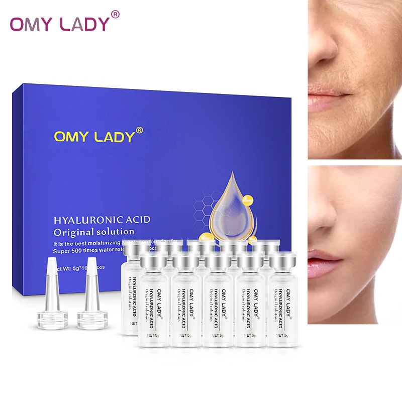 

OMY LADY Hyaluronic Acid Original Solution Facial Serum Anti-Aging Collagen Moisturizing Anti-Wrinkles Skin Care Facial Essence