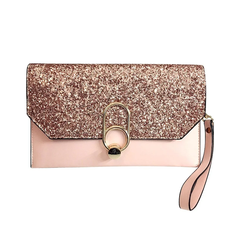 

Women Evening Clutch Bag 2021 Fashion Ladies Sequin Shoulder Bags for Party Day Clutches Purses Envelope Bag