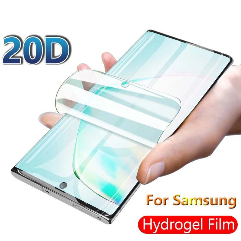 Гидрогелевая пленка для Samsung Galaxy S7 edge S10 S20 S9 Plus Ultra A50 A51 A70 A30S S10E | Мобильные телефоны