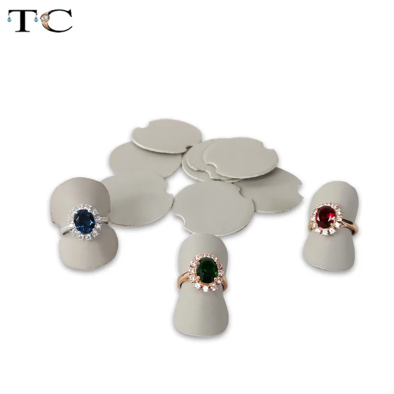 ПУ ювелирные изделия кольцо держатель кольца Органайзер лист ювелирных изделий