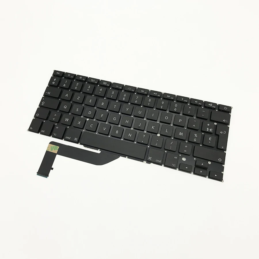 Новая французская Французская клавиатура 5 шт./лот для Macbook Pro Retina 15 дюймов A1398 2012