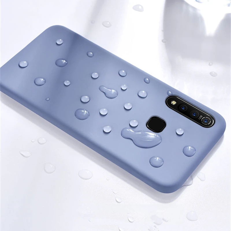 Для Vivo Y19 чехол для телефона мягкий резиновый корпус Funda оригинальный защитный