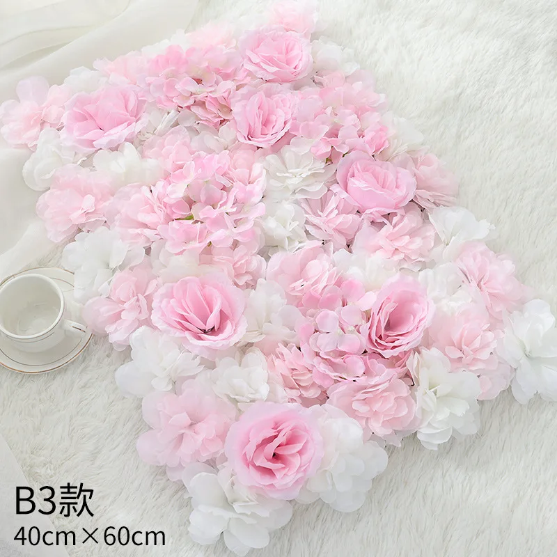 Фон для фотосъемки с изображением шелковых роз и цветов на стену детской свадьбы