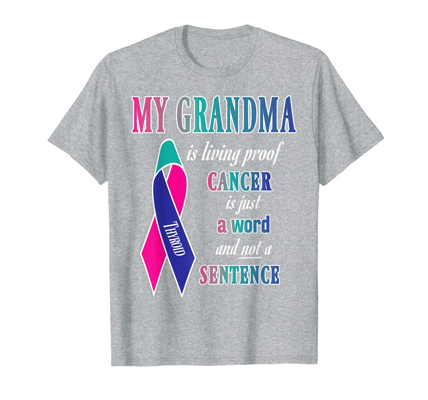 

Thyroid Cancer Awareness T-Shirts (Grandma)