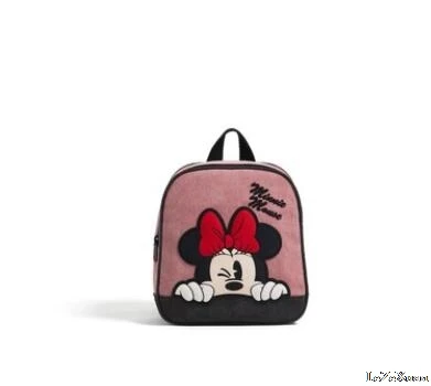 Диснеевских мультфильмов модный Микки Маус Нейлоновый Рюкзак Сумки силиконовый