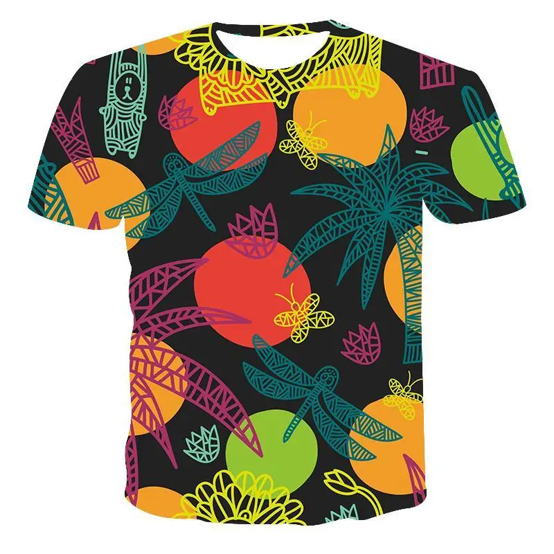

New T -Shirt Men 'S High Quality Men 'S T -Shirt Short Sleeve Summer Refreshing Beach Breathable 3d Printing Men 'S T -Shirt
