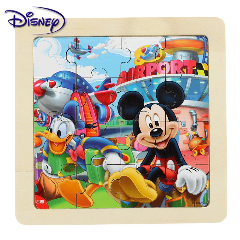 Дисней Замороженные Микки Минни Маус печатных головоломка обучения интересные