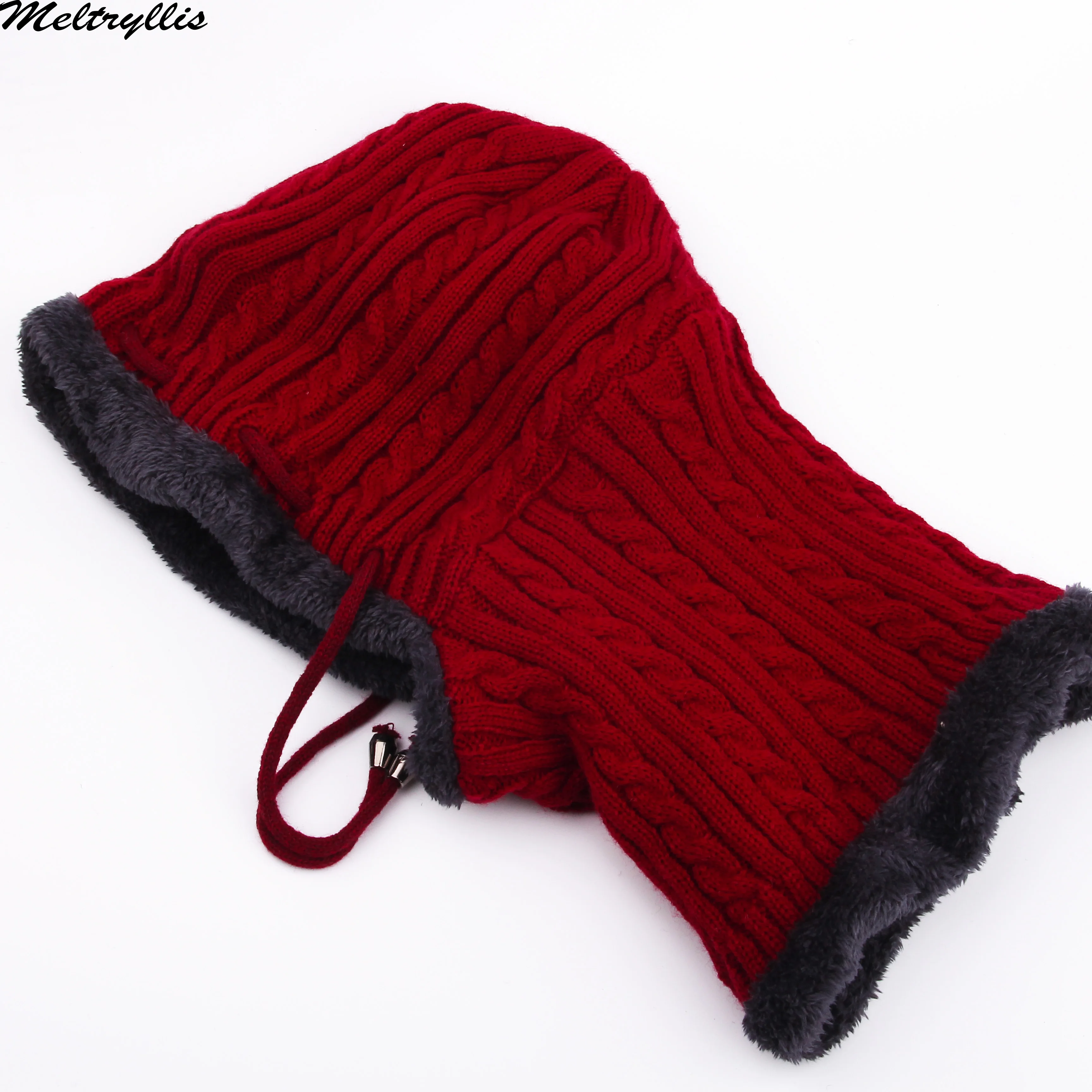 Meltryllis новая зимняя вязаная шапка бини Мужская Beany Skullies Beanies Зимние шапки для