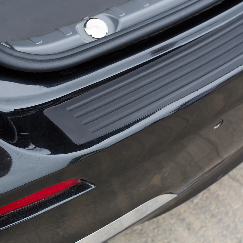 Car Styling Black Rubber Rear Guard Bumper Protector Trim cover for citroen c4 skoda seat leon ibiza mazda 6 mini cooper golf 7 |