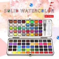 seamiart 7290color solid watercolor set basic neone glitter watercolor paint for drawing art paint supplies