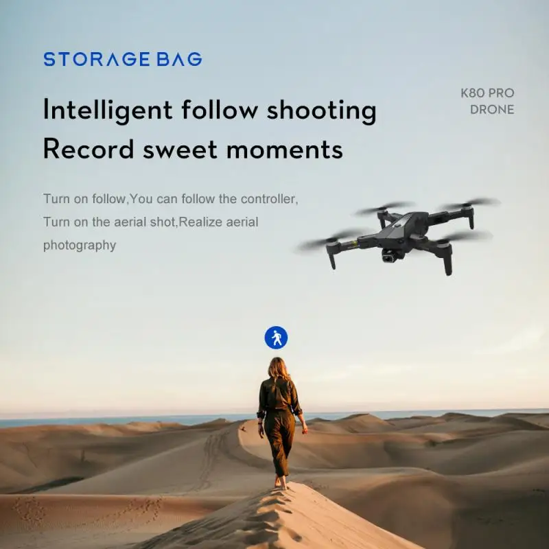Квадрокоптер K80 PRO с GPS и двойной HD-камерой м | Электроника