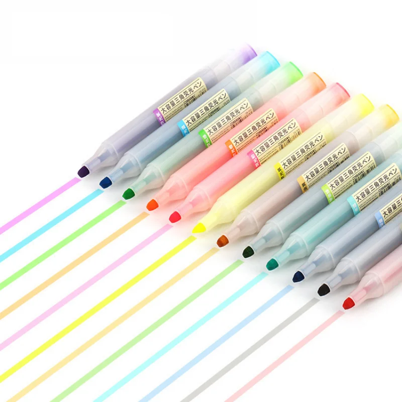 

Highlighter Pen Marker Pens Stationery Material School Supplie, japanese stationery , cute highlighter, pastel highlighter set