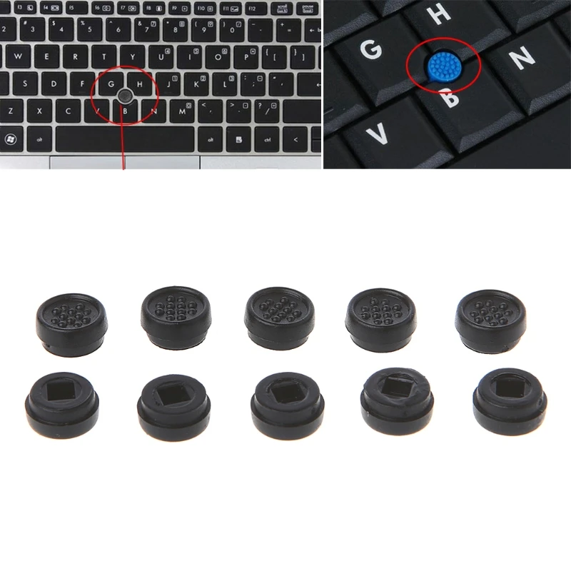 

10PCS Trackpoint Pointer Mouse Stick Point Cap For DELL Laptop Keyboard