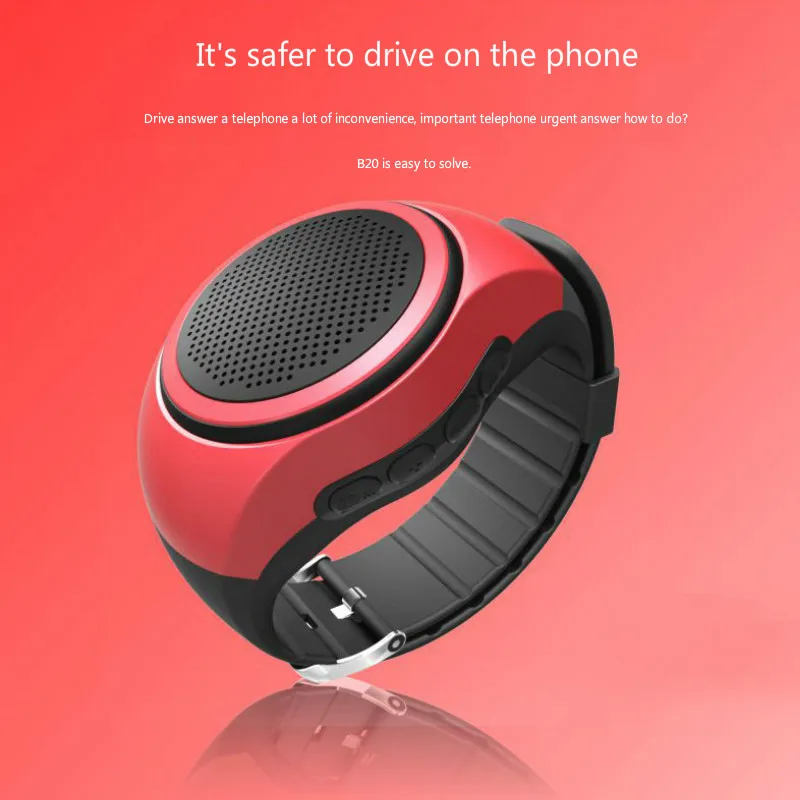 Динамик портативный Bluetooth часы Плагин карты и FM радиооткрытый 3D