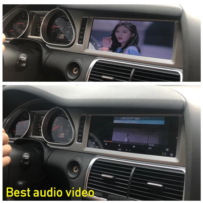 Автомобильный мультимедийный плеер Android 9 0 8 ядер 4 + 64 ГБ для Audi Q7 4L 2005 ~ 2015