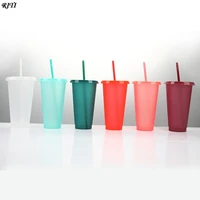 summer new creative straw cup sequined glitter cup colorful coffee juice straw mug simple straw cup