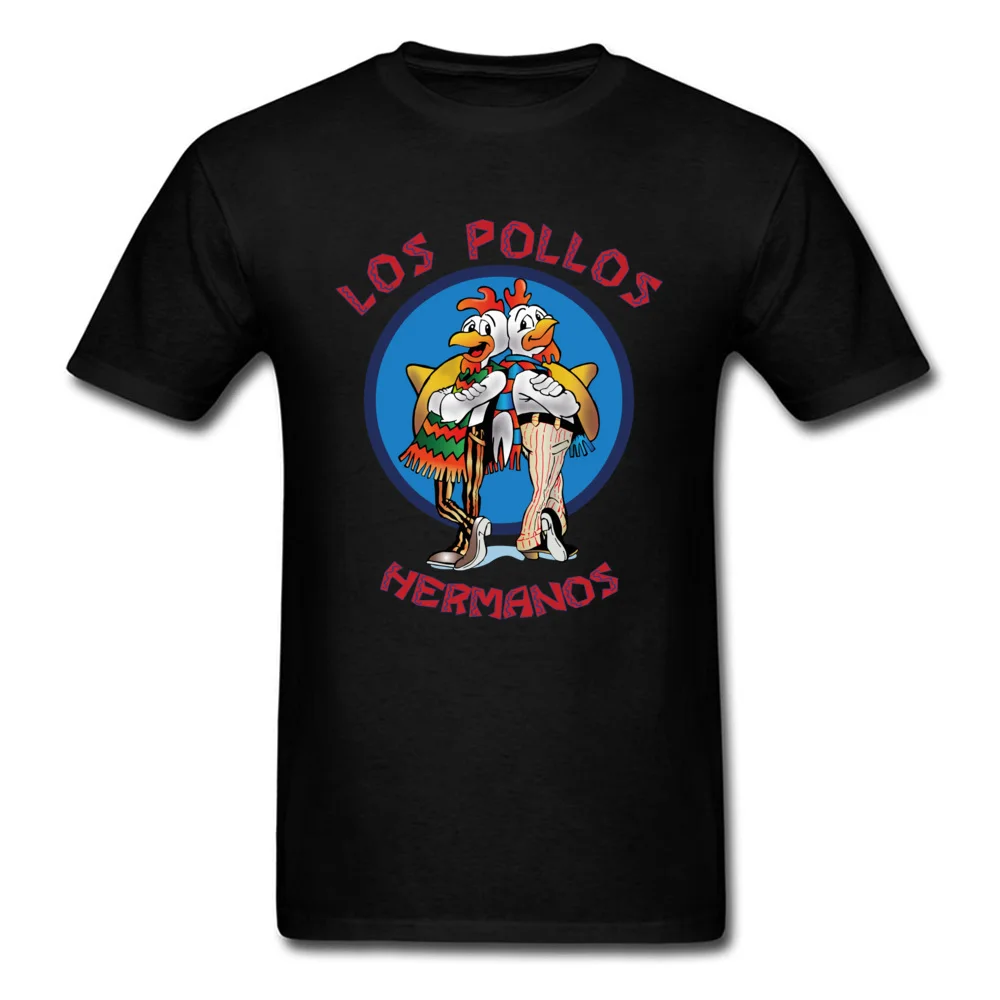 

Модная футболка из 100% хлопка, футболки Los Pollos Hermanos, футболки с принтом во время сериала «во все тяжкие», уличная одежда для мужчин и женщин