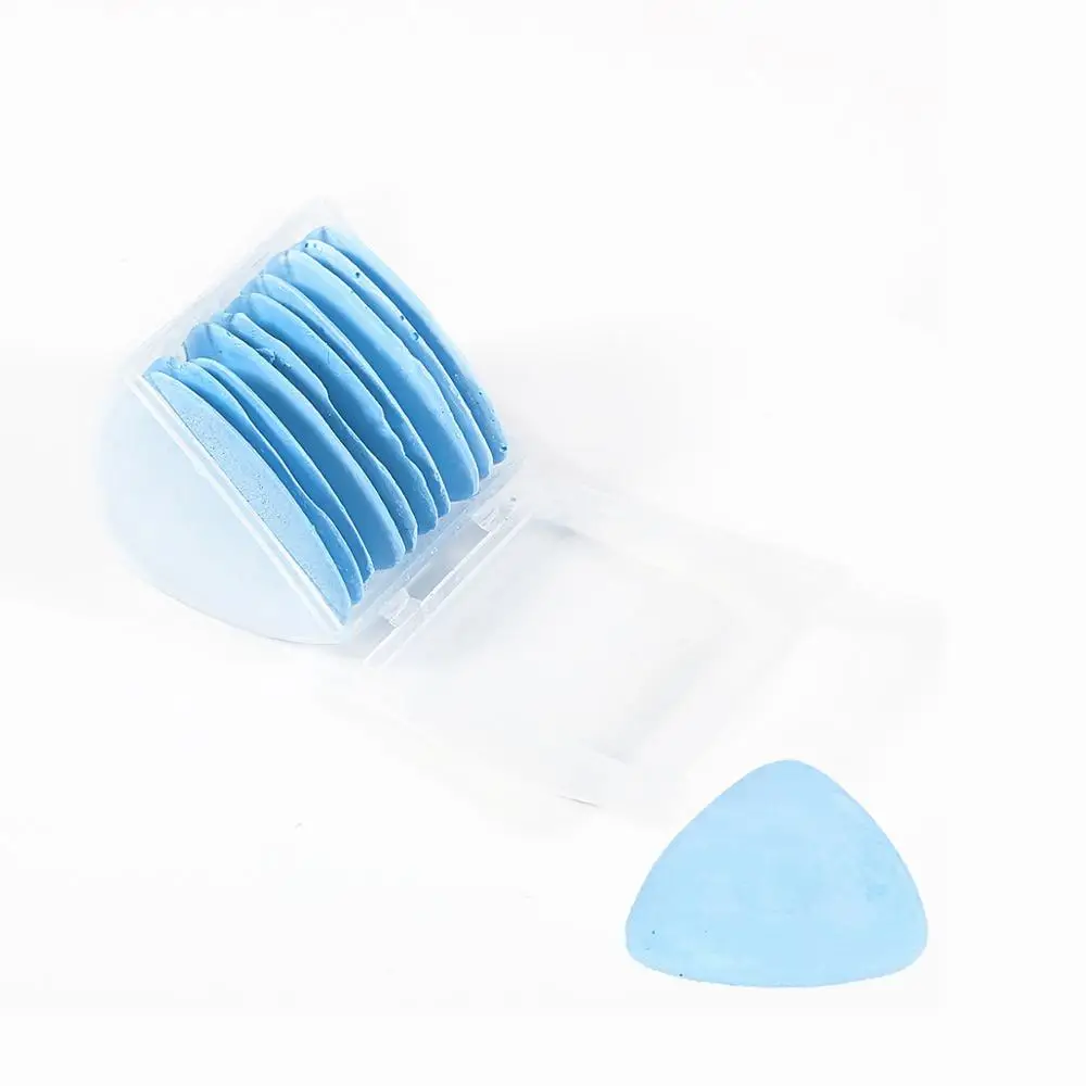10pcs Blue Красочные стираемые ткани портновский мелок ткань пэчворк маркер одежда узор DIY швейный инструмент рукоделие аксессуары - Цвет: 10pcs Blue