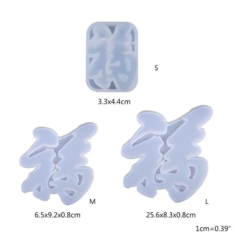 

Crystal Epoxy Resin Mold Blessing Casting Silicone Mould DIY Craft Jewelry Making Tool