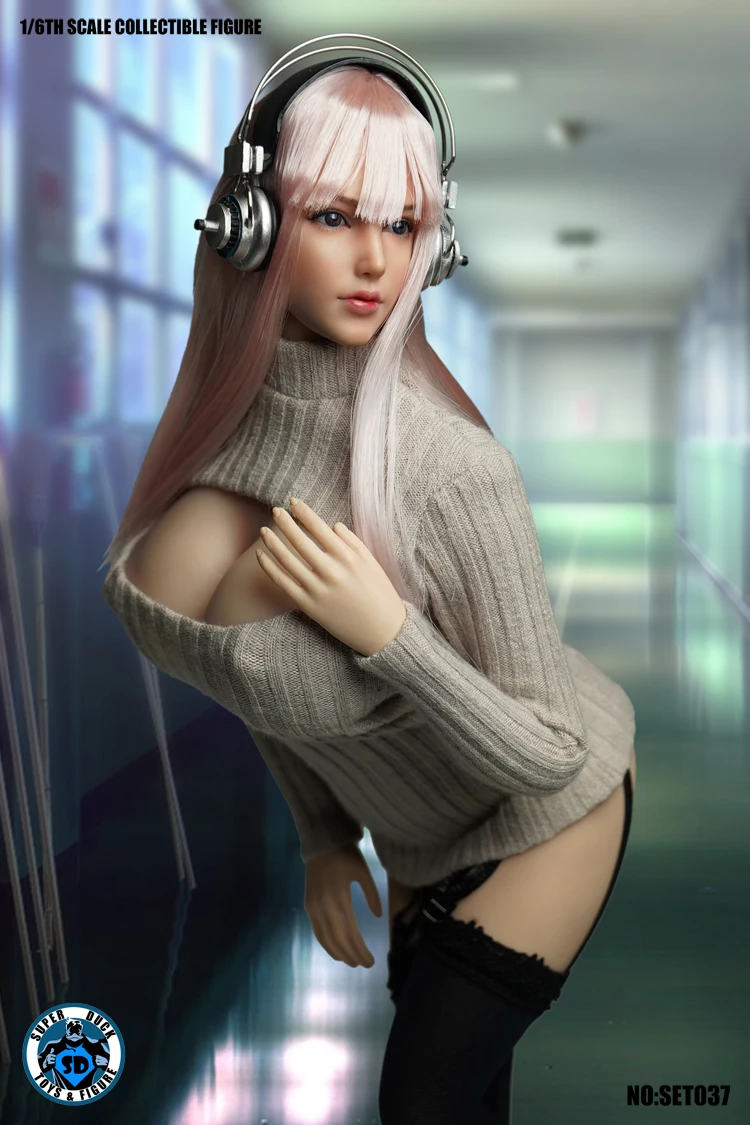 Коллекционный SET037 1/6 Масштаб Сексуальная красота девушка голова для косплея лепка и одежда и аксессуар для гарнитуры модель для 12 ''ларгет бюст тела