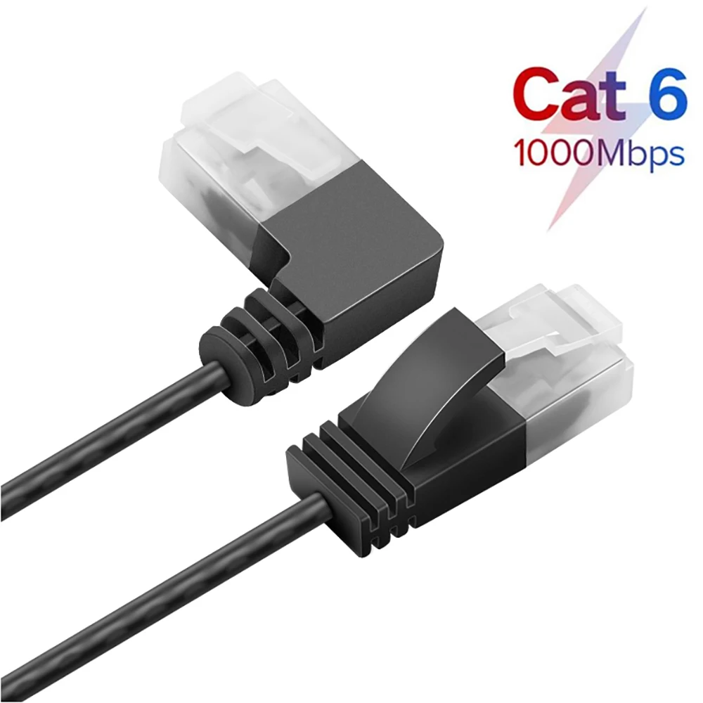 5pcs/lot Ultra Slim Cat6 Ethernet Cable RJ45 Lan Cable UTP Network Cable for Cat6 Compatible Patch Cord for Modem Router Cable