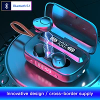 new bluetooth v5 1 earphones wireless headphones with microphone sports waterproof headsets charging box for android ios