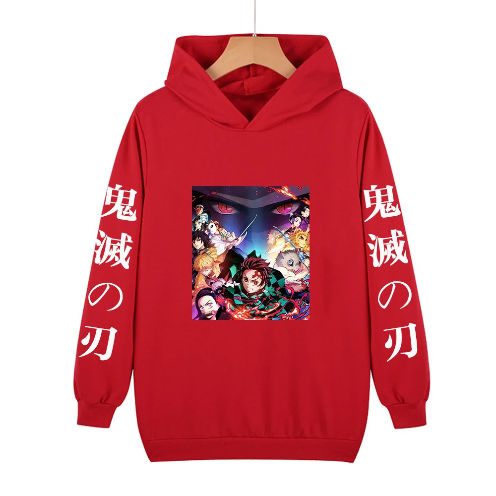 

Demon Slayer Anime Hoodie Men Women Fashion Casual Harajuku Streetwear Boys girls Pullovers Sweatshirt Hoody Male Clothes tops