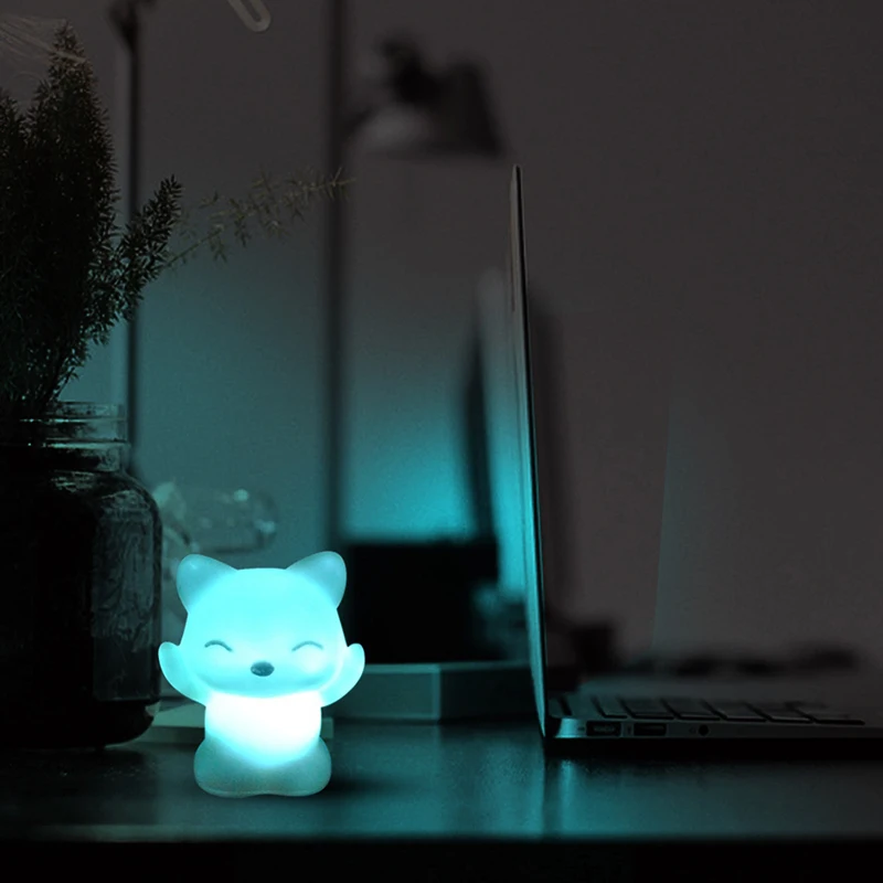 Dozzlor Led Новинка Ночь странные в форме животных Детские Настольные светильники ночник декоративные светильники Новинка
