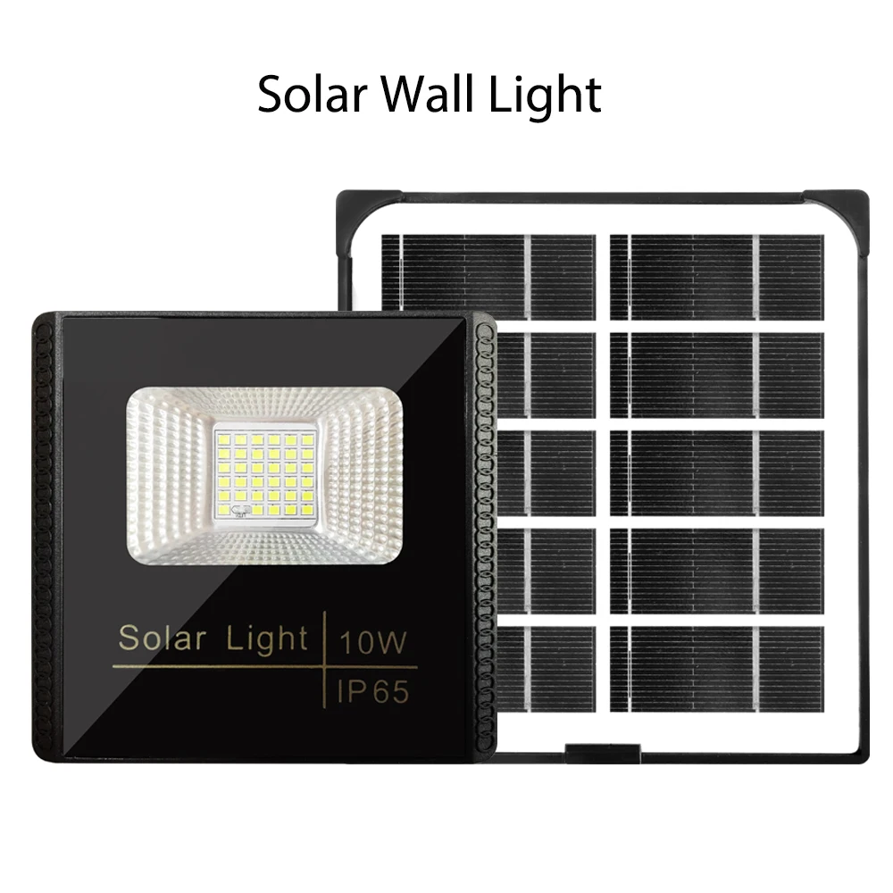 

Прожектор светодиодный на солнечной батарее, 10 Вт, водонепроницаемый, для сада, дорожки, улицы, улицы, сада, пейзажа, настенный прожектор