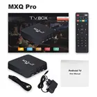 ТВ-приставка MXQPRO 4K с сетевым проигрывателем, домашняя приставка с дистанционным управлением, Смарт медиаплеер, ТВ-приставка, версия RK3229
