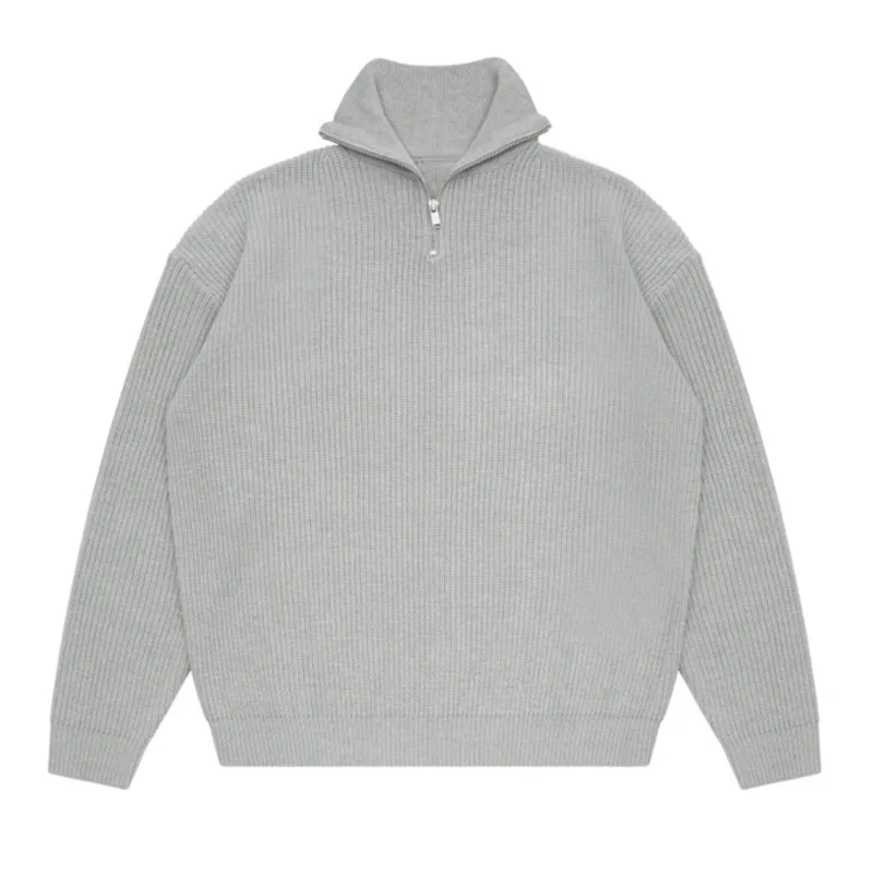 Мужской пуловер IEFB свитер на осень и зиму утепленные повседневные трикотажные