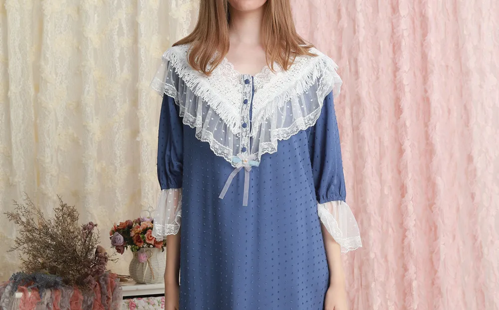 Woman Nightgown Summer Sleepwear Night Gown Loose and comfortable 7 color | Женская одежда