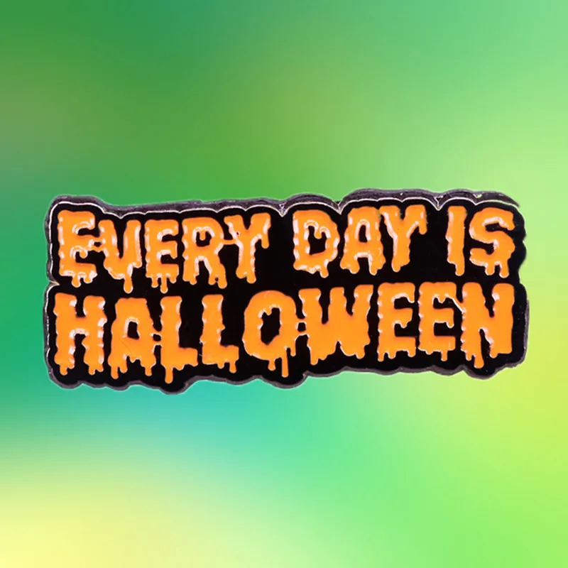 Эмалированная заколка на Хэллоуин навсегда страшная если вам нравится Нил