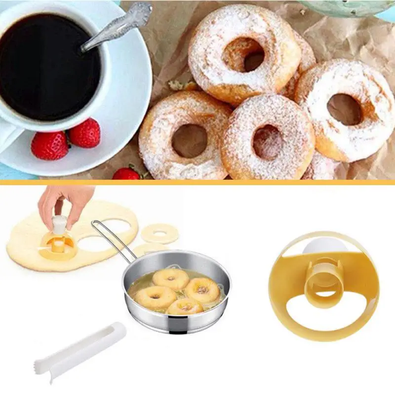 

Food Grade Cookie Cake Donut Mold Kitchen Desserts Bread Patisserie Cutter DIY Stencil Doughnut Maker Mould Bakery Baking Tools