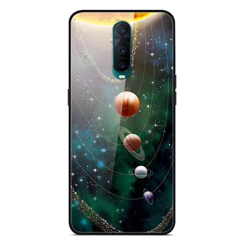 Чехол для OPPO RX17 Pro жесткий стеклянный чехол s R17 RX17Pro R17Pro R 17 RX силиконовый