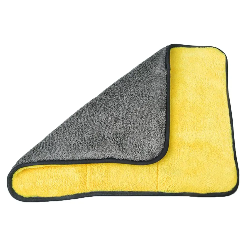 Microfibre Car Wash Cloth Polishing Super Absorbent Yellow Accessories