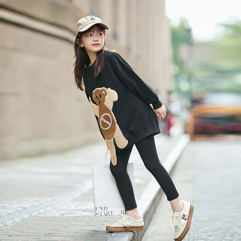 

Детский спортивный костюм с длинным рукавом, на Возраст 4-12 лет