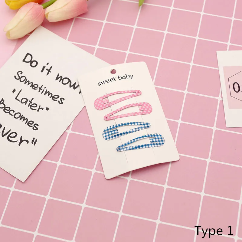 Красивые детские заколки для волос девочек милые детей цветной ободок случайные