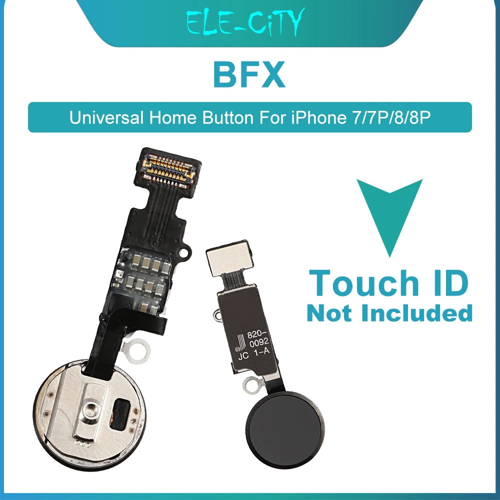 Универсальная кнопка для отпечатков пальцев BFX + гибкий кабель в сборе iPhone 7/7P/8/8Plus