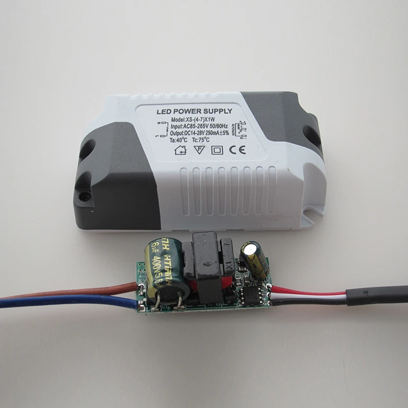AC90 ~ 265V 3W 4-7W 8-12W 13-18W 18-24W светодиодный трансформатор питания с DC разъемом для
