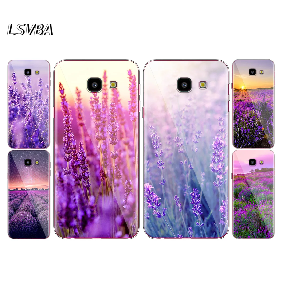 

Purple lavender For Samsung Galaxy J2 J3 J4 Core J5 J6 J7 J8 Prime Duo Plus 2018 2017 2016 Phone Case