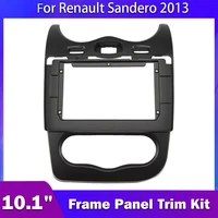 carbar for renault sandero 10 1 inch car radio fascia frame dash stereo dashboard 2 din multimedia navigation panel installation