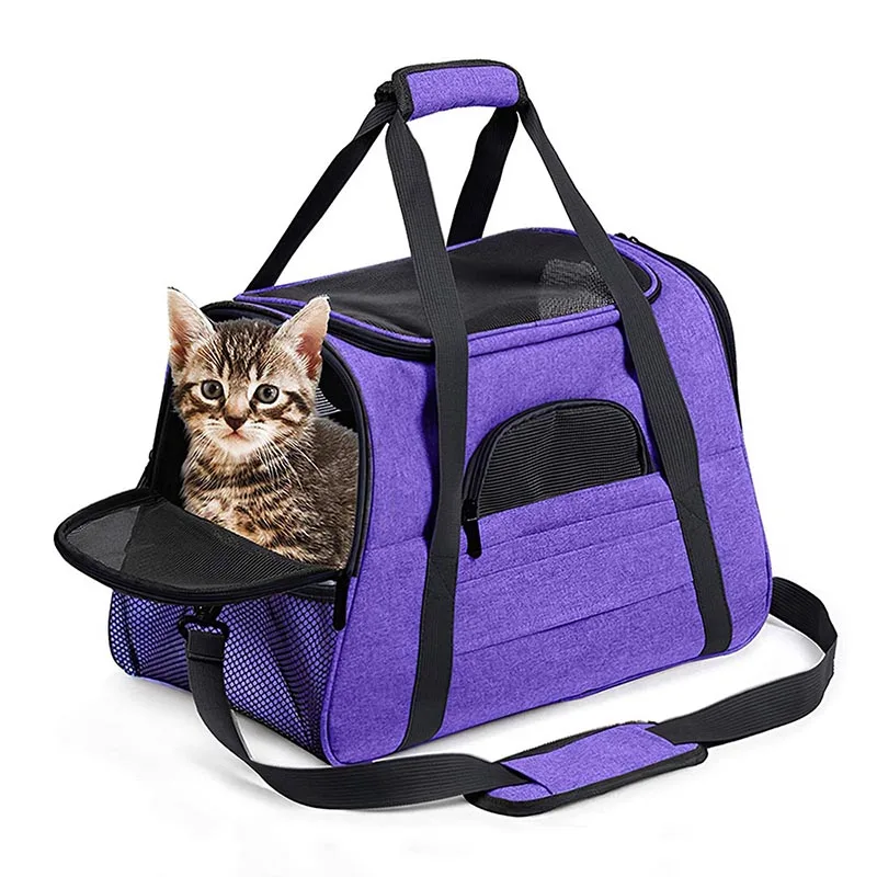

Pet Puppy Travel Bags Breathable Mesh Small Dog Cat Chihuahua Carrier Outgoing Pets Handbag Carrier Portable Dog Cat Carrier Bag