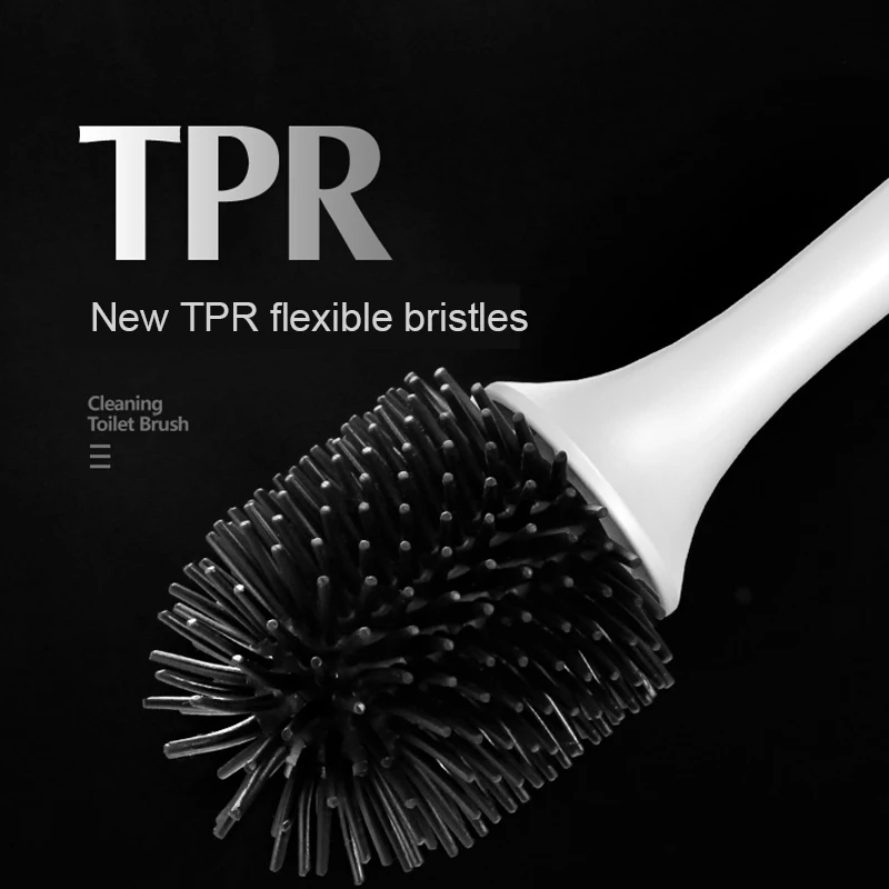 Щетка для унитаза резиновая головка держатель щетка чистки туалетной стены