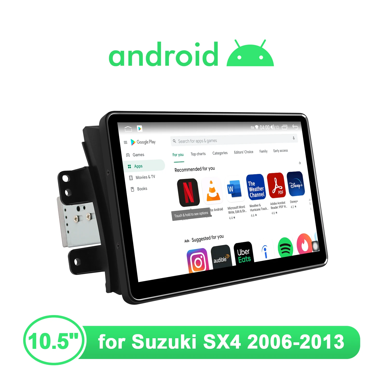 JOYING 10 5 дюймов Android 0 головное устройство автомобильное радио Bluetooth с GPS и задней