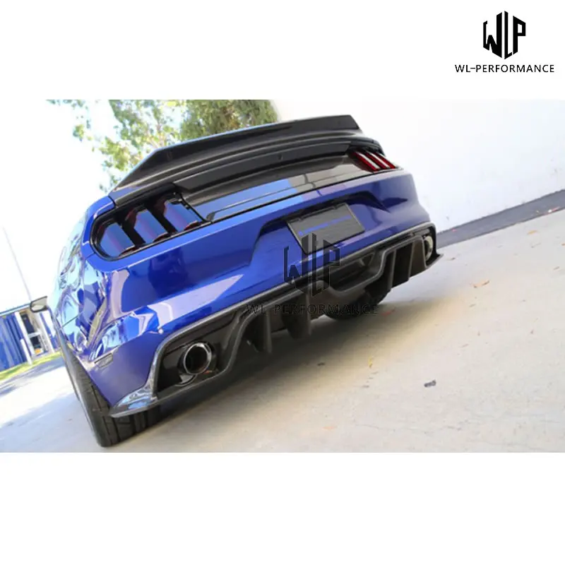 Высококачественный карбоновый задний диффузор для губ автомобильный комплект