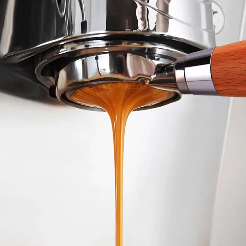 58 мм кофе бездонный Portafilter для La Marzocco E61 MINI GS3 CLASSIC FB70 FB80 GB5 деревянная ручка
