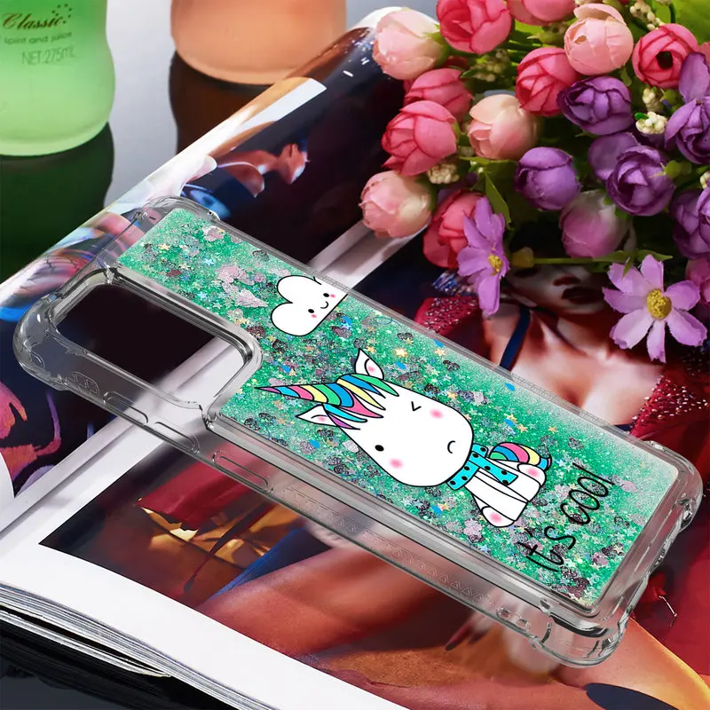 

Silicone Case For Samsung A52 5G Luxury Liquid Quicksand Phone Cover For Samsung Galaxy A52 5G Shockproof Phone Cases 6.5 inch