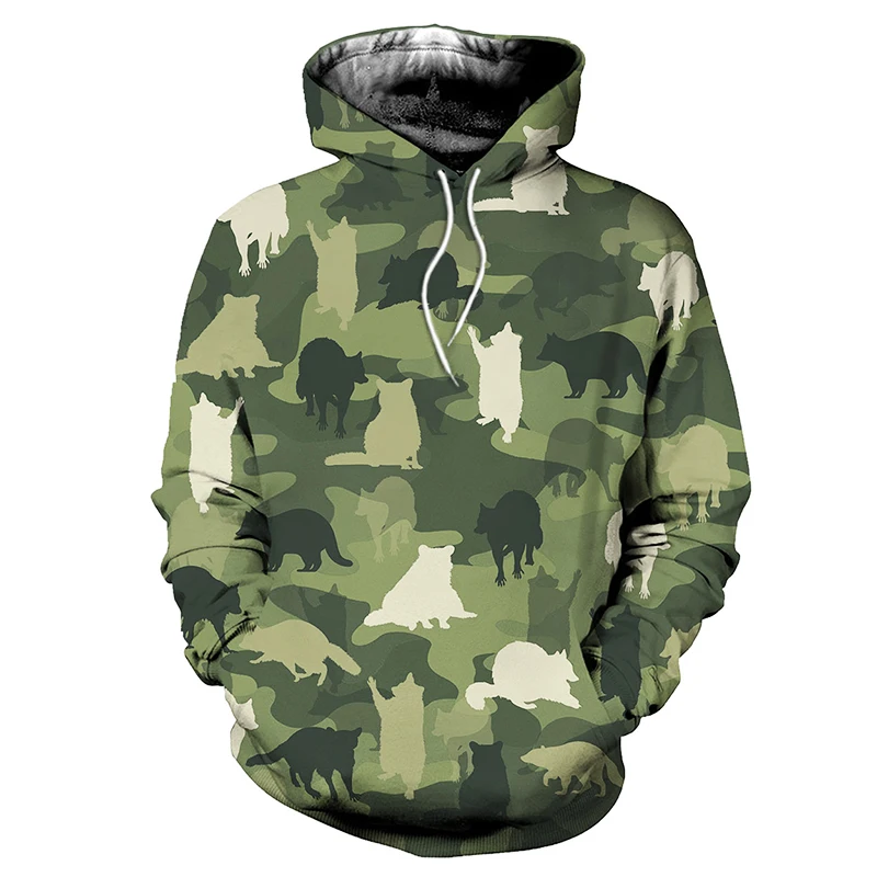 

2021 primavera e no outono nova moda masculina oversized hoodie camuflagem moletom moletom unisex trilha ao ar livre com capuz